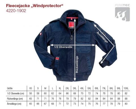 Fleecejacke Windprotector ASB