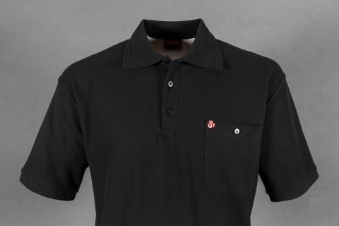 Polo-Shirt schwarz 1/2 Arm