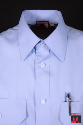 Diensthemd SLIM, Fb. Imperialblau, 1/1-Arm