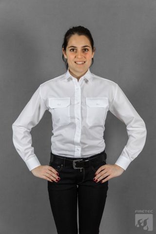 Damen-Bluse Niedersachsen 1/1 Arm m. Stick Signet