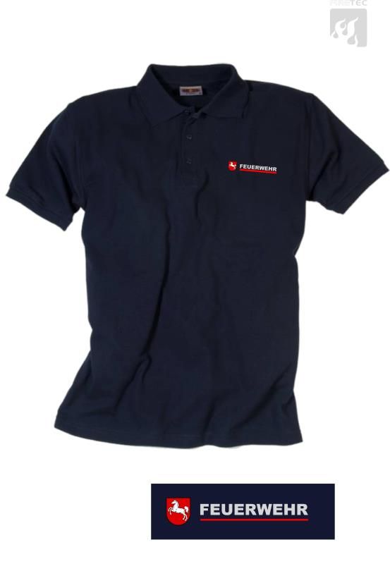 Polo-Shirt Niedersachsen 1/2 Arm m. Stick Signet