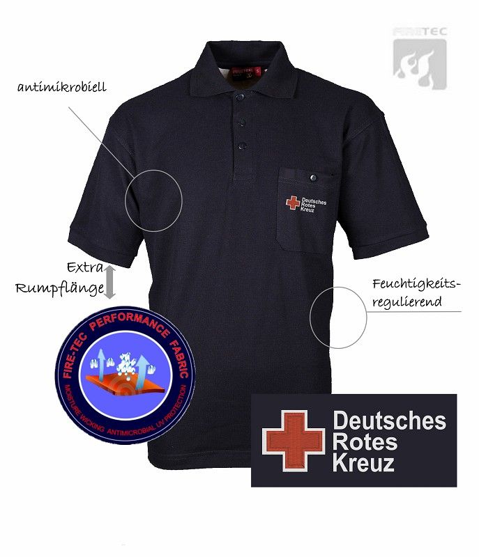 Funktions-Polo-Shirt Fire Tec, 1/2 Arm
