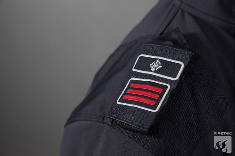 Feuerwehr Fleece Jacke navy WIND UND WASSERDICHT IdF 