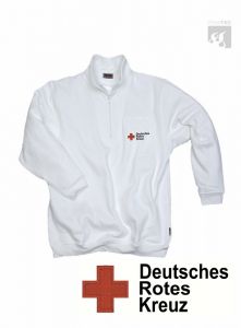 DRK Zippshirt mit Leistentasche