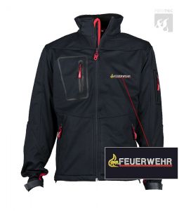 Softshelljacke FIRESTORM mit abnehmbarer Kapuze o. Stick