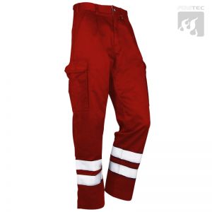 Rettungsdienst-Einsatzhose, rot