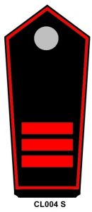 Schulterstück "Hauptfeuerwehrfrau/-mann"