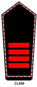 Schulterstück Hauptbrandmeisterin-Brandmeister