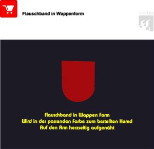 Flauschband für Ärmelabzeichen