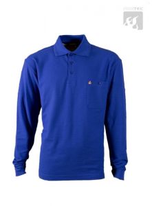 Polo-Shirt royal 1/1 Arm